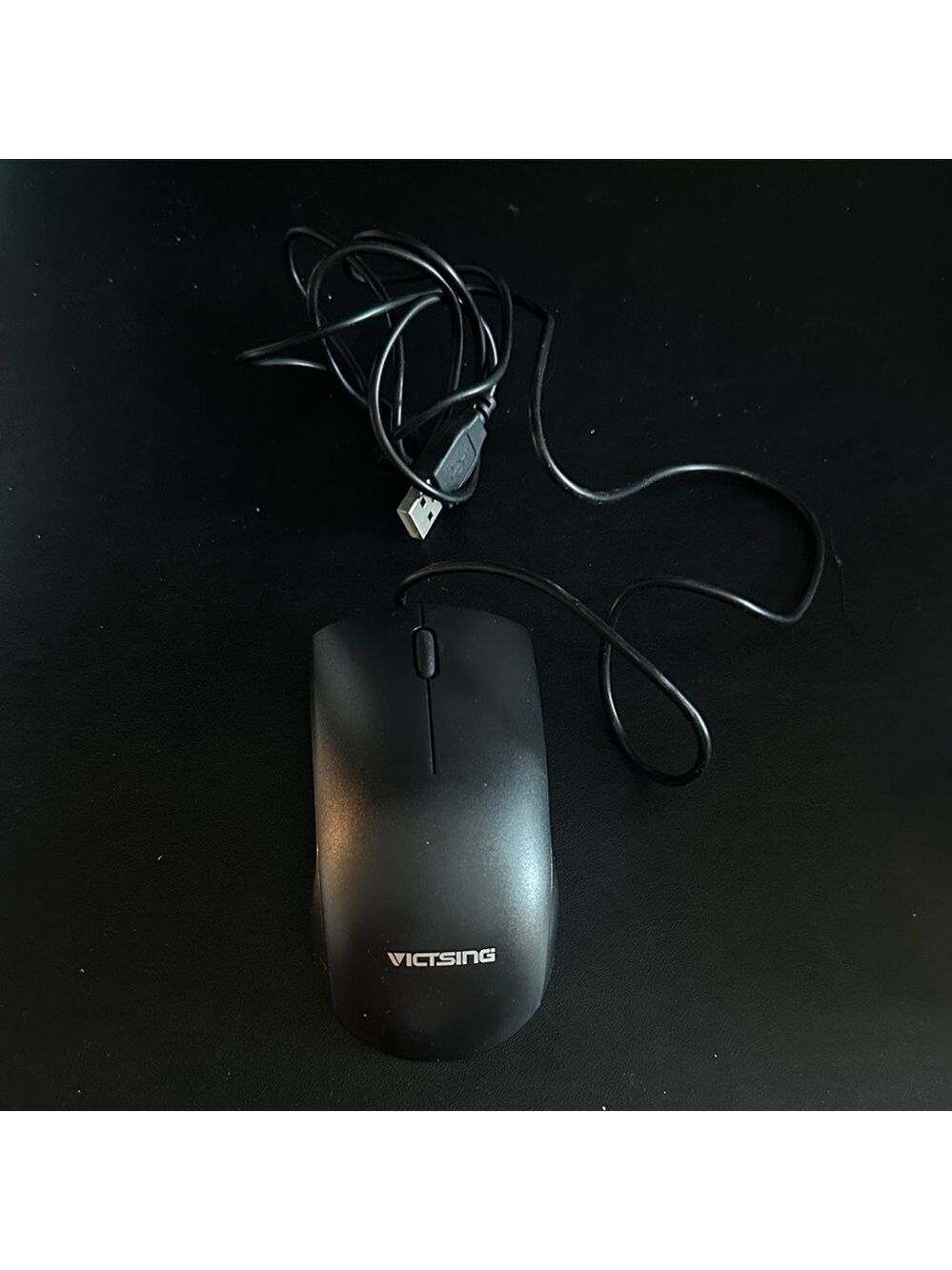 VicTsing Black Wired Mouse